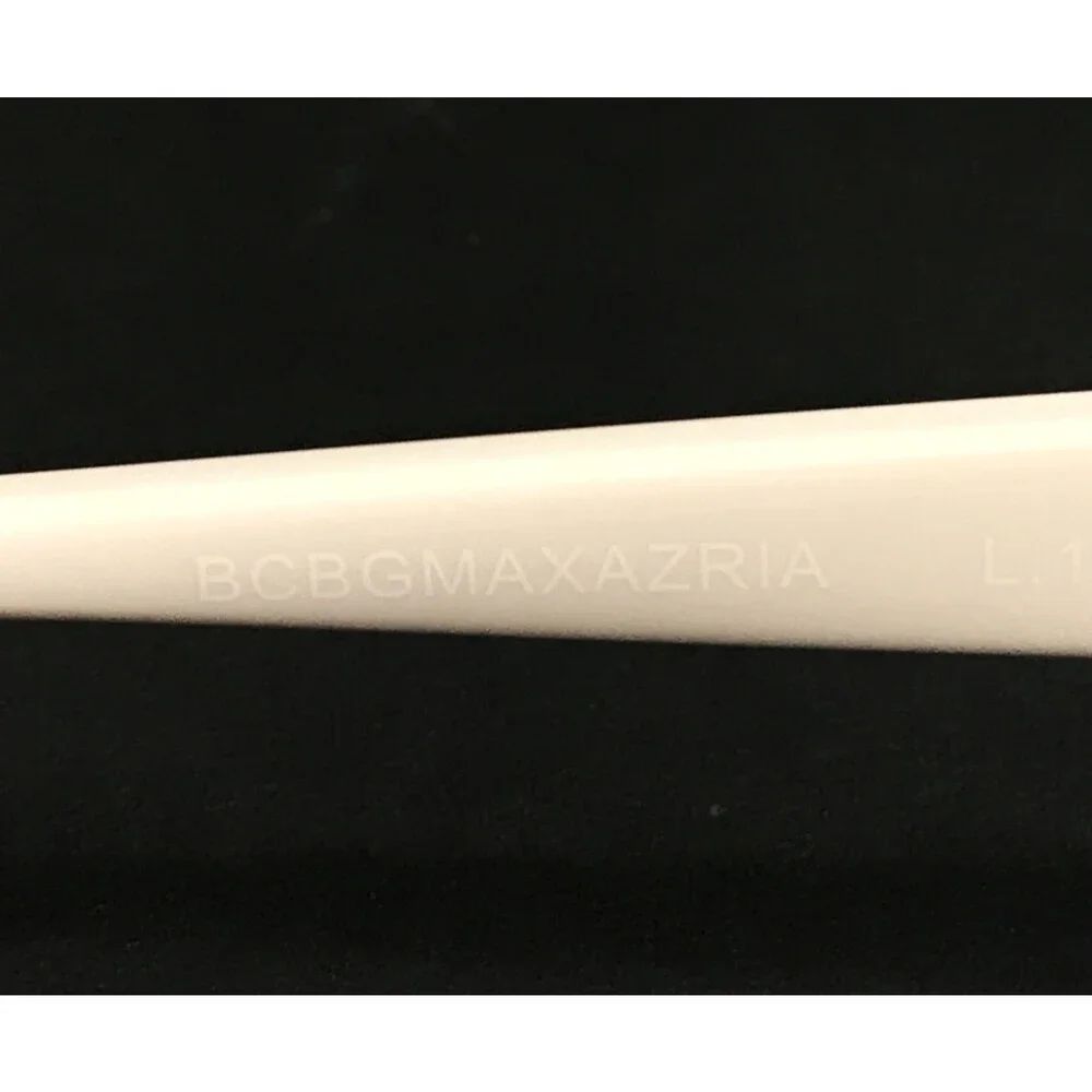BCBGMAXAZRIA Eyeglasses Frames KASIA ALMOND WHITE Cat Eye Crystals 52-16-135